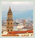 Florence city view from Boboli gardens