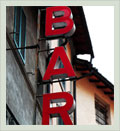Sarteano - Bar sign